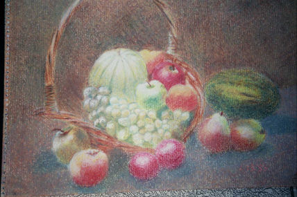 Cesta con frutas