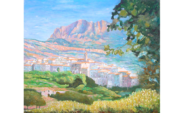 monistrol de montserrat Oil Canvas