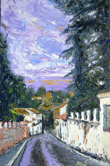 Cuesta del Chapi (Granada) Oil Panel Landscaping