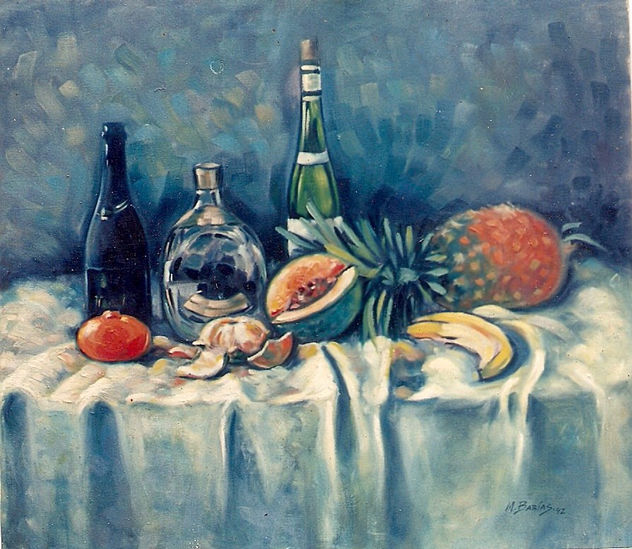 "Bodegón con piña"