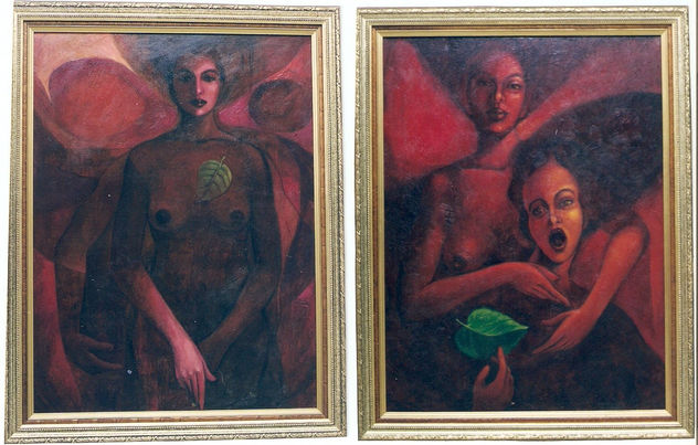 "El sueño de Adán" Y "Eva en rojo.