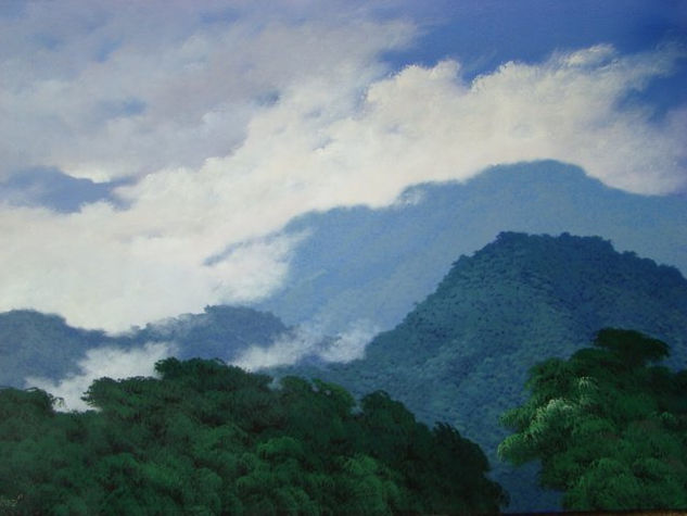 4. "Nacimiento" Oil Canvas Landscaping