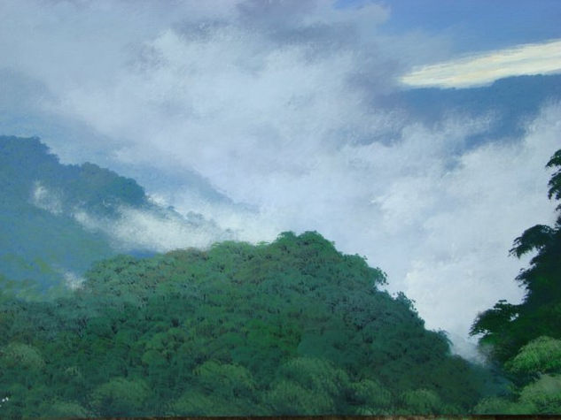 6."temprana elevacion" Oil Canvas Landscaping