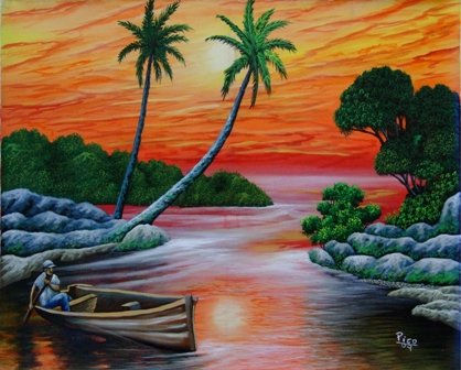 EL PESCADOR DE LA ISLA VENADO, ISMAEL BARAHONA