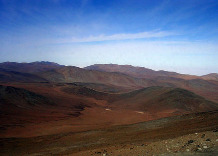 En el desierto...