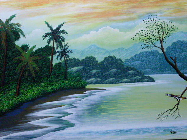 ISLA VENADO,  PINTURA DE PICO 