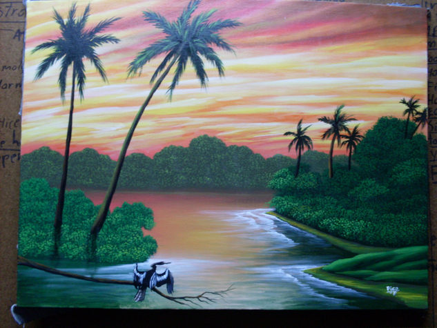 ISLA VENADO,PINTURA DE PICO 