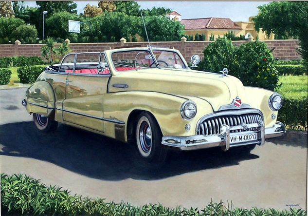 COCHE DE ÉPOCA., BUICK. Oil Canvas Others