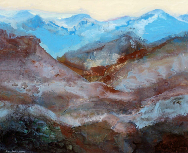 PAISAJE., SIERRA NEVADA. Oil Canvas Landscaping