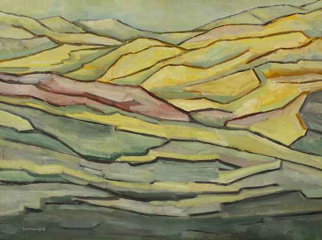 PAISAJE., MONTAÑAS-CUBISTAS.