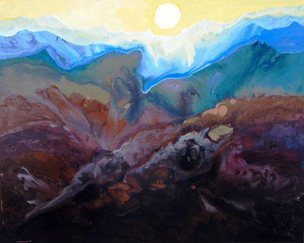 Montañas-atardecer.