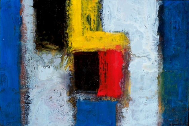 CONTRASTES-EQUILIBRADOS. (Abst. Geométrica) Oil Canvas Others