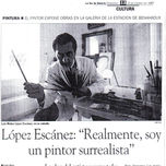 CRÍTICAS-COMENTARIOS., Sobre la obra pictórica de LOPEZ ESCANEZ. thumbnail 2
