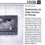 CRÍTICAS-COMENTARIOS., Sobre la obra pictórica de LOPEZ ESCANEZ. thumbnail 1