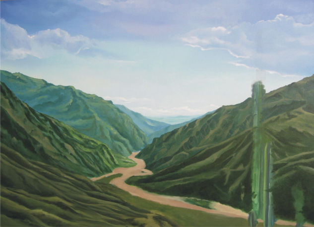 CAÑON CHICAMOCHA Oil Canvas Landscaping