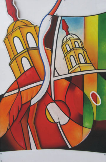 IGLESIA Acrylic Canvas Figure Painting