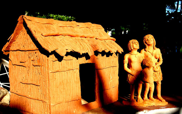 Nacimiento Taino.3 Terracota Figurativa