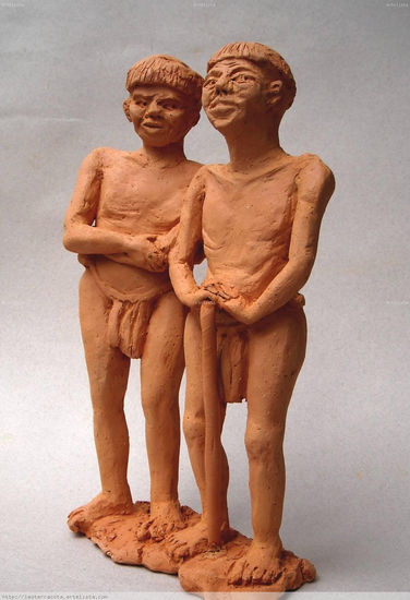 Nacimiento Taino 9 Terracotta Figurative