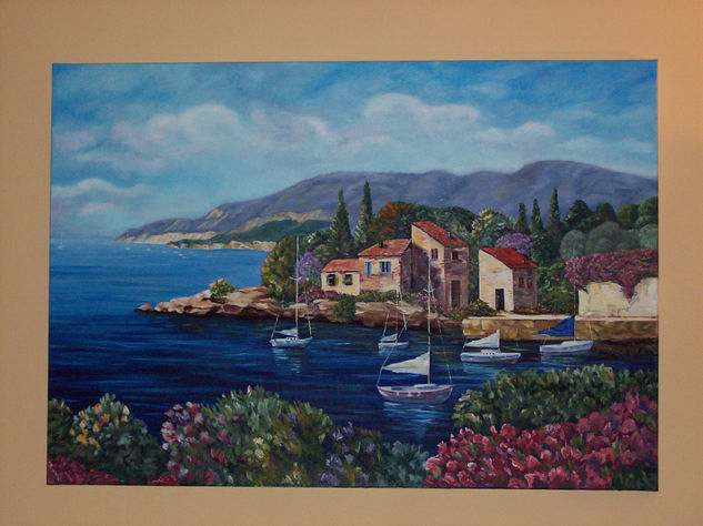 Niza Oil Canvas Landscaping