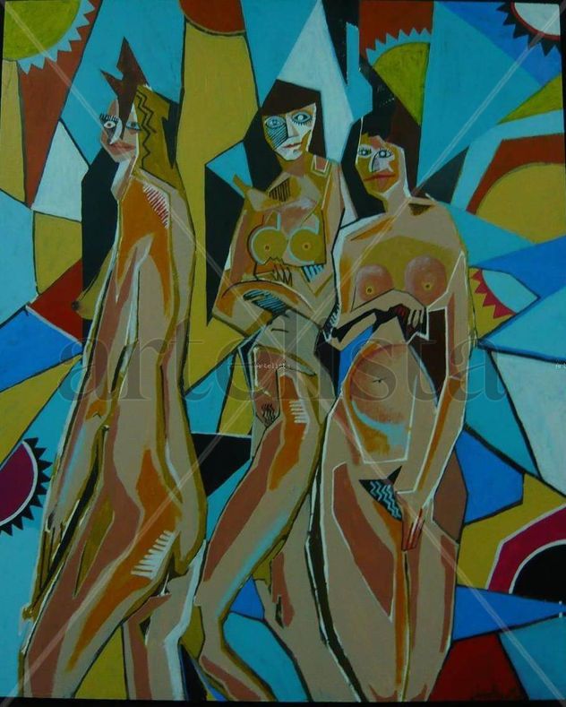 Las Tres Bañistas ( Dedicado a Picasso )