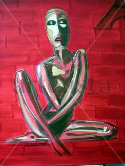 Sentimiento en Francia Oil Canvas Figure Painting