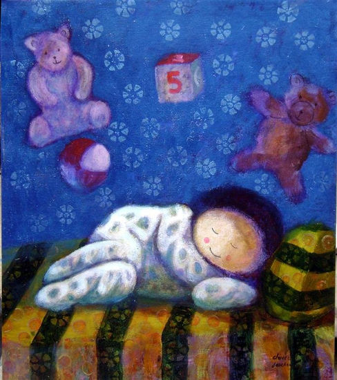 Magia del Sueño Infantil Oil Canvas Landscaping