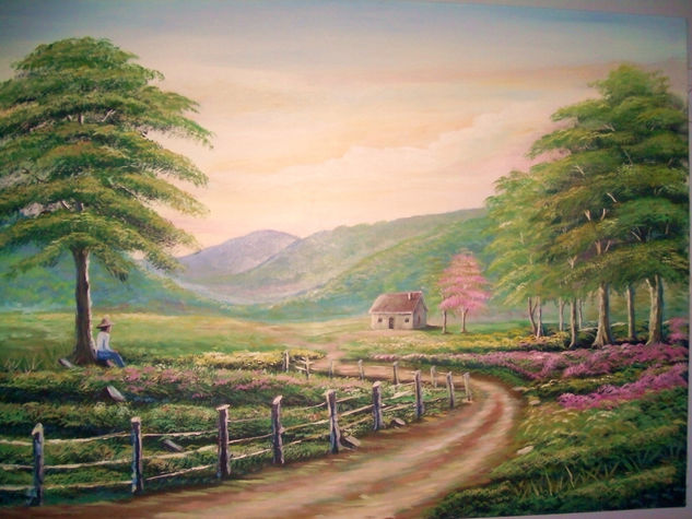 amanecer Oil Canvas Landscaping