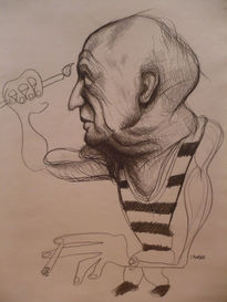 Caricatura de Picasso