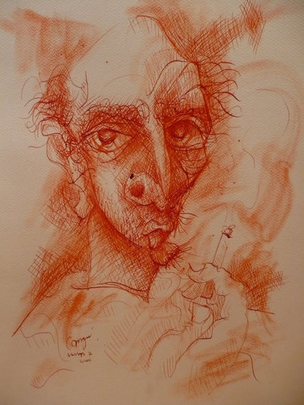 Hombre fumando
