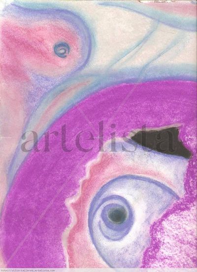 ojo interno(fragmento) Pastel Papel Otros