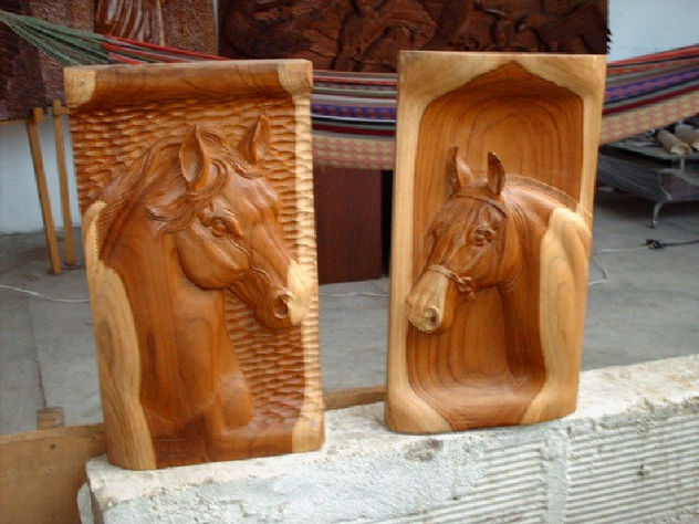 cabezas de caballos