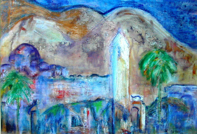 paisaje africano con ermita