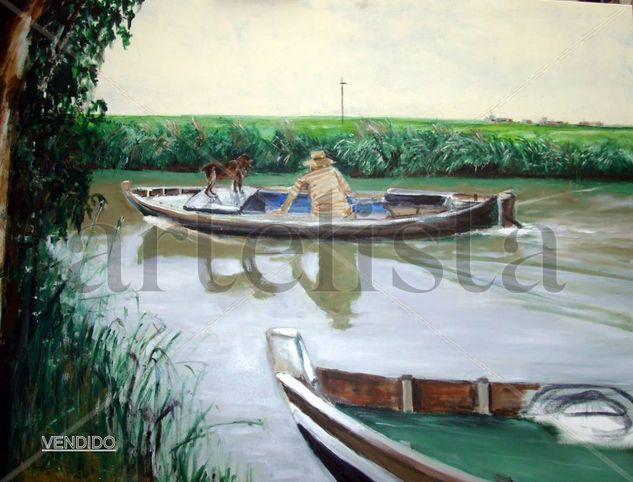 albufera Oil Canvas Landscaping