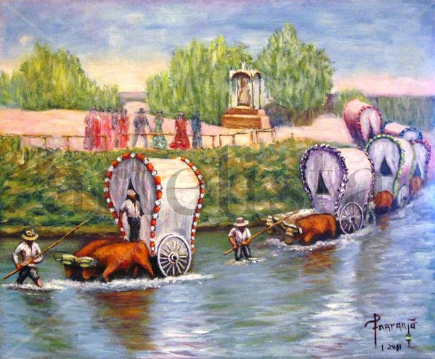 carreteros en  el Quema
