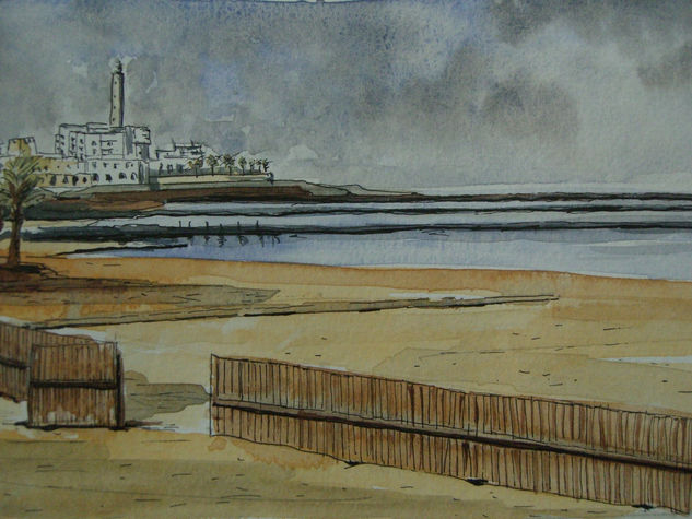 Playa de la Cruz (Chipiona. Cádiz) Mixed Media