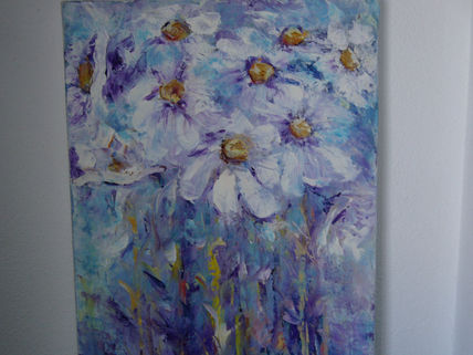 Flores al oleo...