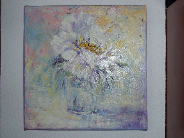 FLORES AL OLEO IMPRESIONISTA