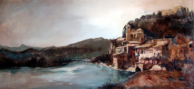 El paso del ebro por Miravet