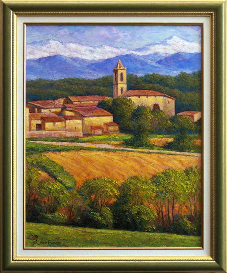 Sant Sadurní de Vilafreser Oil Canvas Landscaping