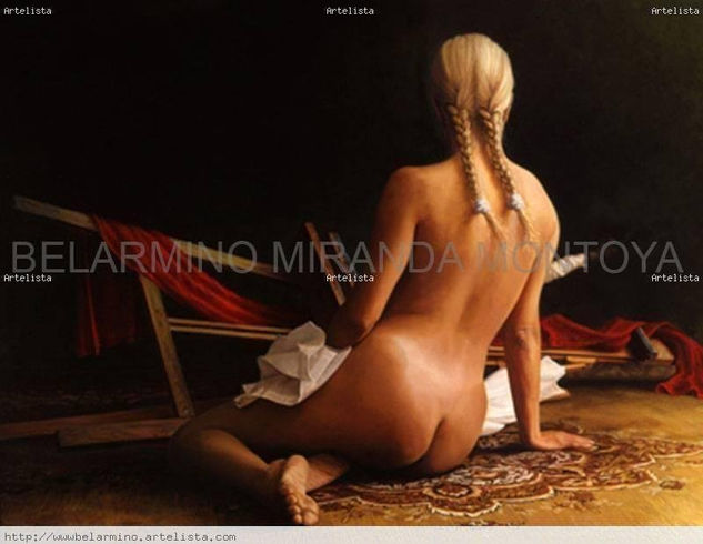 De la serie (arte, amor y lucha) Oil Canvas Nude Paintings