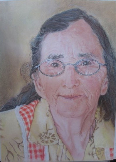 SUEGRA Pastel Lienzo Retrato