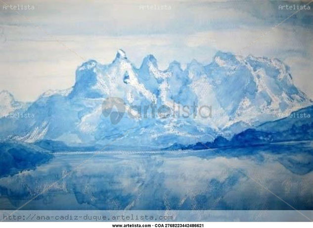 TORRES DEL PAINE Watercolour Paper Landscaping