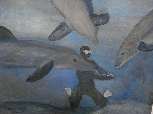 delfines comiendo