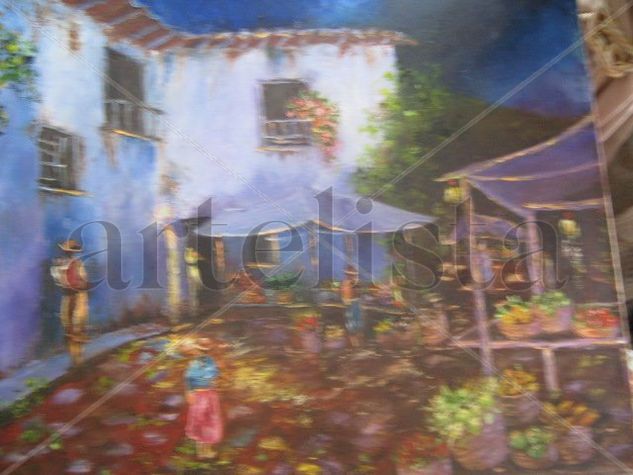 PLAZA Oil Canvas Landscaping