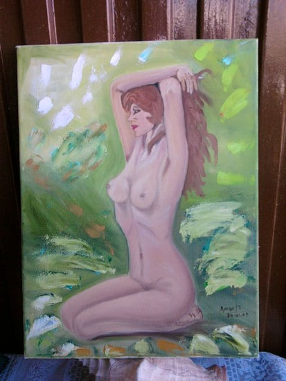 59- 1ER DESNUDO Oil Canvas Nude Paintings