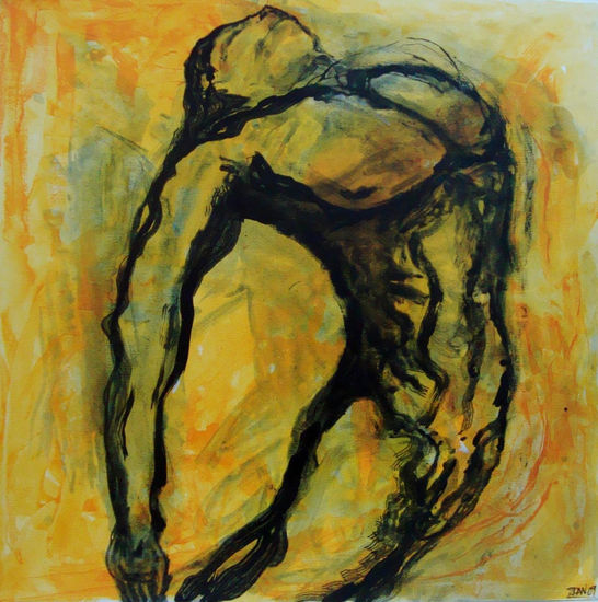 re_born 2009 Acrylic Canvas Figure Painting