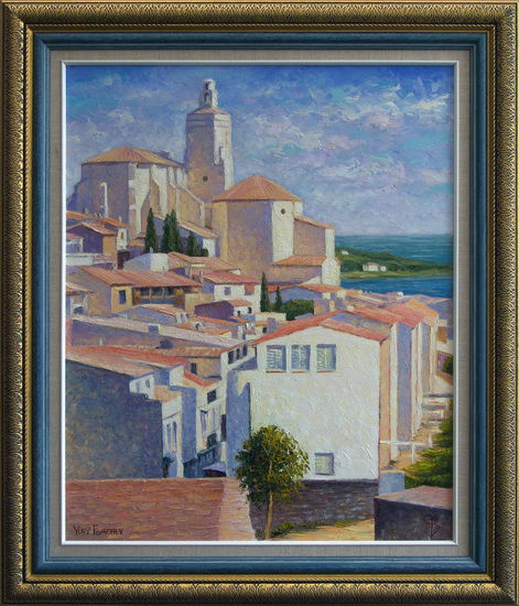 Cadaques Oil Canvas Landscaping