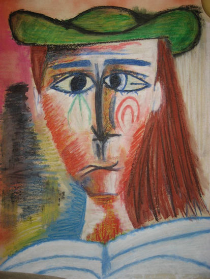 Picasso Media Mixta Lienzo Retrato