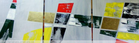 Triptico abstracto