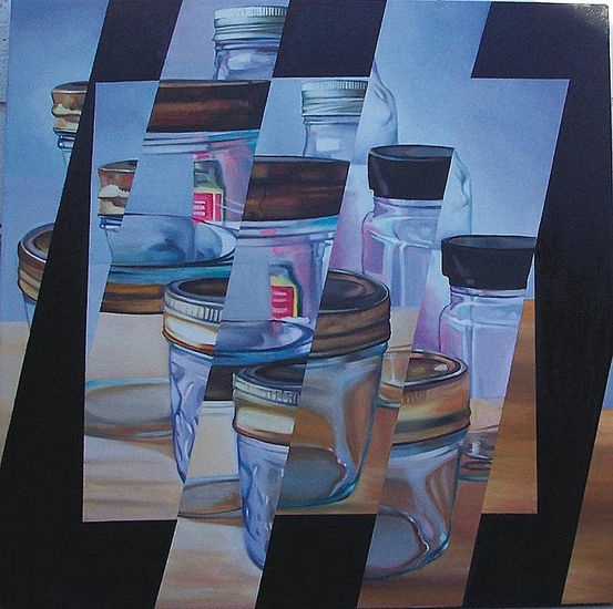 vision construida 3 Oil Canvas Still Life Paintings